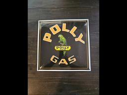 Metal Polly Gas Sign