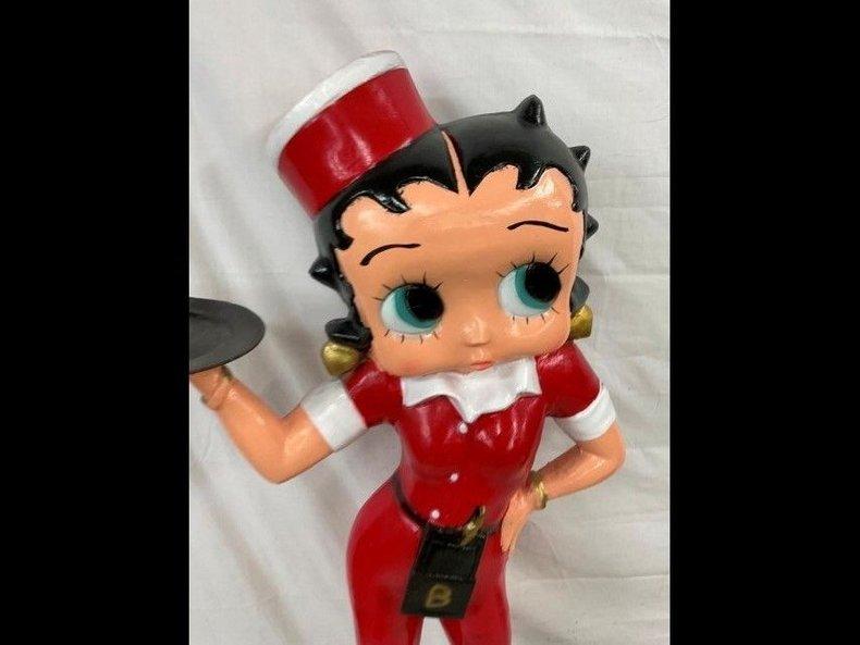 Betty Boop Server cast Aluminum