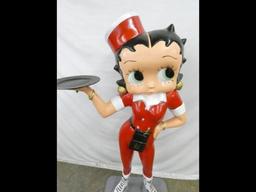 Betty Boop Server cast Aluminum