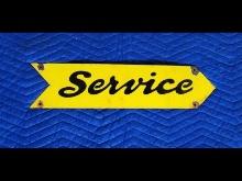 Service Porcelain Sign