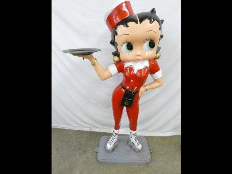 Betty Boop Server cast Aluminum