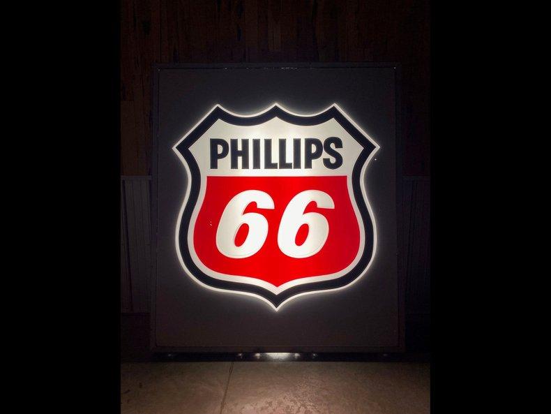 Phillips 66 Acrylic Lighted Sign