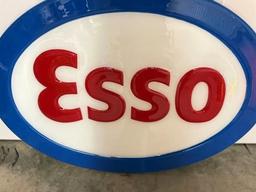 Embossed Plastic ESSO Sign 50x36