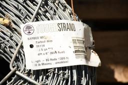 TOUGH STRAND BARBED WIRE 80 ROD ROLL (UNUSED)