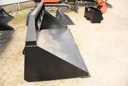 MAPLESIDE 6 1/2FT SKID STEER QUICK ATTACH HIGH VOLUME BUCKET (UNUSED)