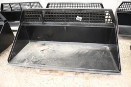 MAPLESIDE 6 1/2FT SKID STEER QUICK ATTACH HIGH VOLUME BUCKET (UNUSED)