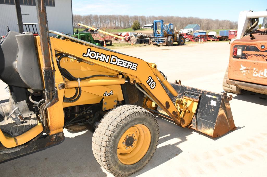 JOHN DEERE 110 BACKHOE