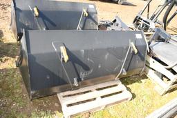 ALO 73" HEAVY DUTY ALO QUICK ATTACH MATERIAL BUCKET (UNUSED)