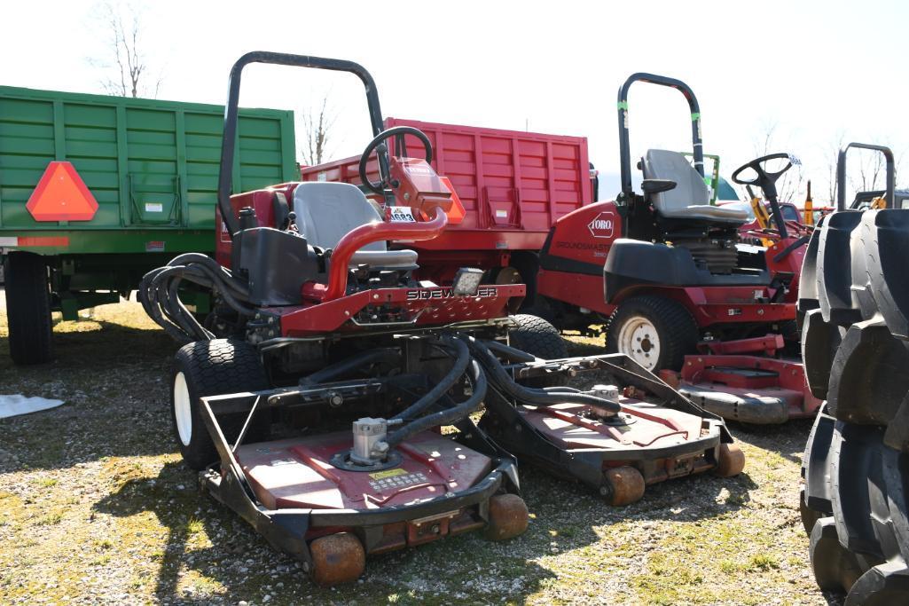 TORO GROUNDSMASTER 3500D FRONT MOUNT FINISHING MOWER