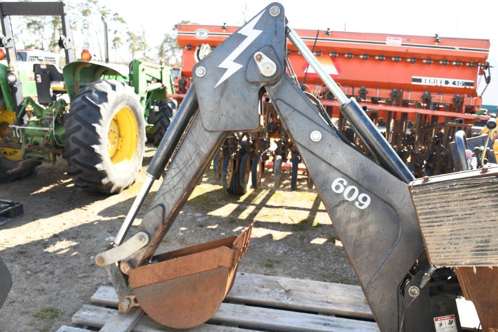 BRADCO 609 BACKHOE ATTACHMENT SKID STEER QUICK ATTACH