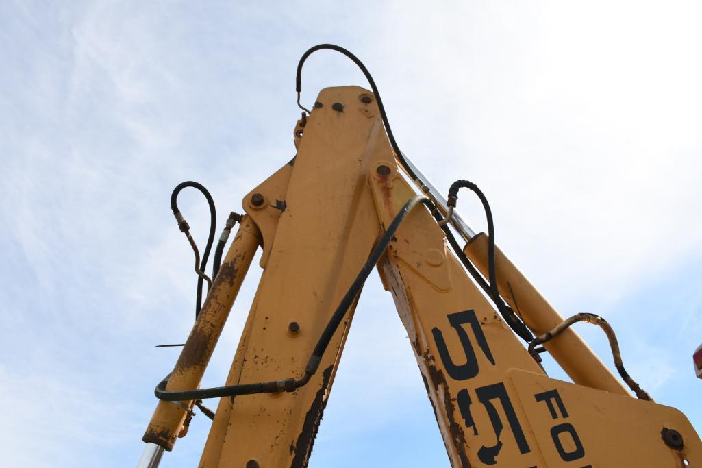 NEW HOLLAND 555E BACKHOE