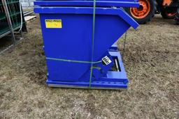 GREATBEAR SELF DUMPING HOPPER COMES WITH FORKLIFT INSERTS (UNUSED)