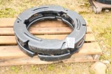 TWO CNH REAR WHEEL WEIGHTS (200lb EACH)