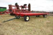 JBM 30FT MESH WAGON RACK & TANDEM AXLE UNDERCARRIAGE