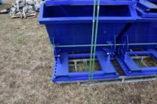 GREATBEAR SELF DUMPING HOPPER COMES WITH FORKLIFT INSERTS (UNUSED)