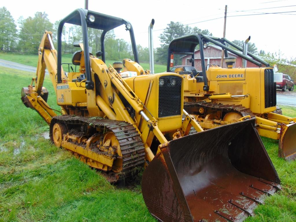 John Deere 450 Crawler loader backhoe