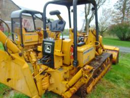 John Deere 450 Crawler loader backhoe