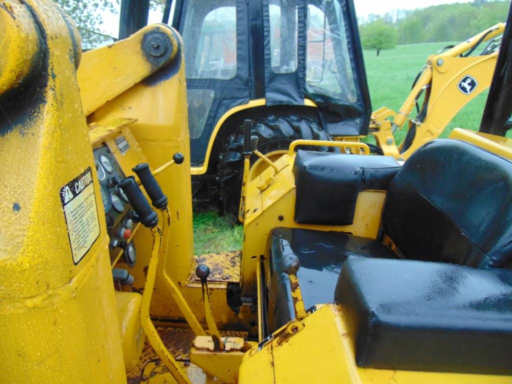 John Deere 450 Crawler loader backhoe