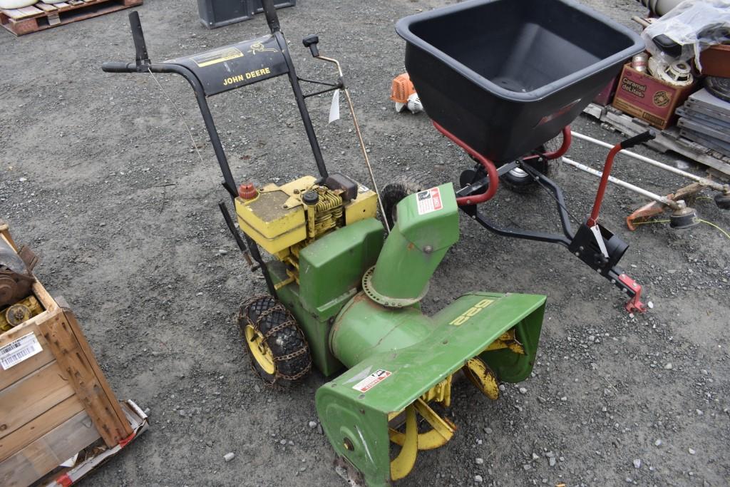 John Deere 522 snowblower