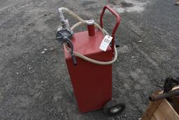 Red Portable Transfer tank