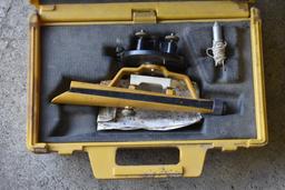 Berger Instruments Model 190 Transit with tripod and gauge stick