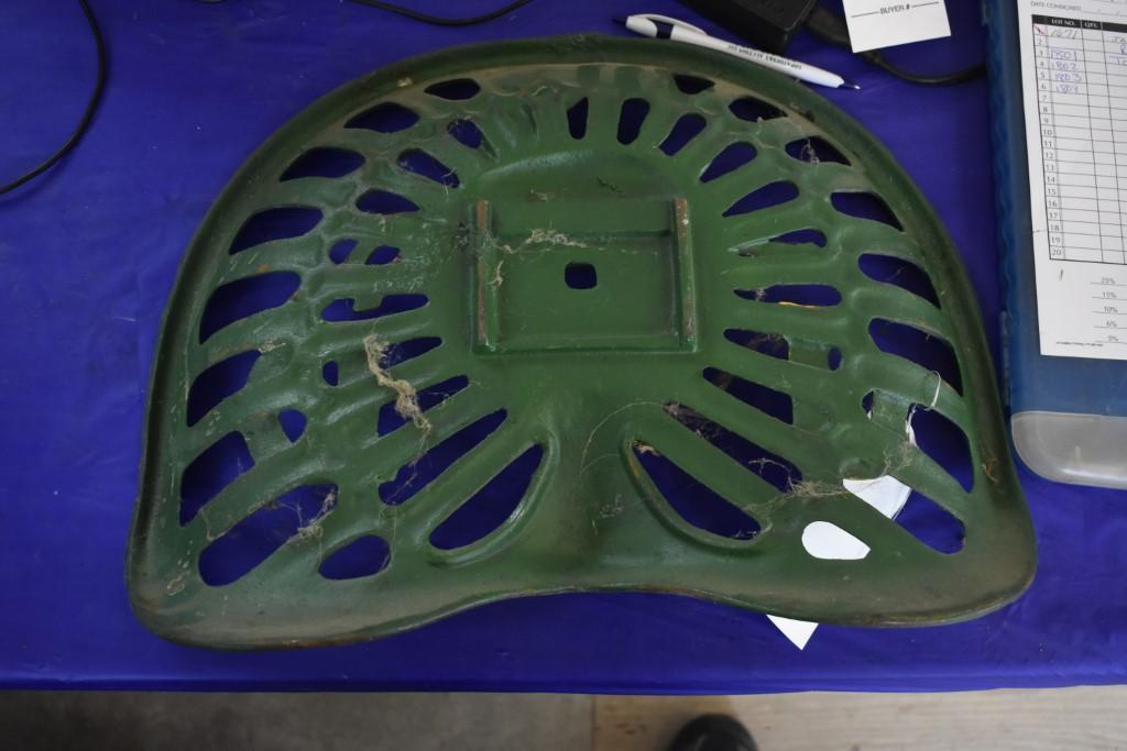 John Deere "JD 1847" Painted Pan Seat