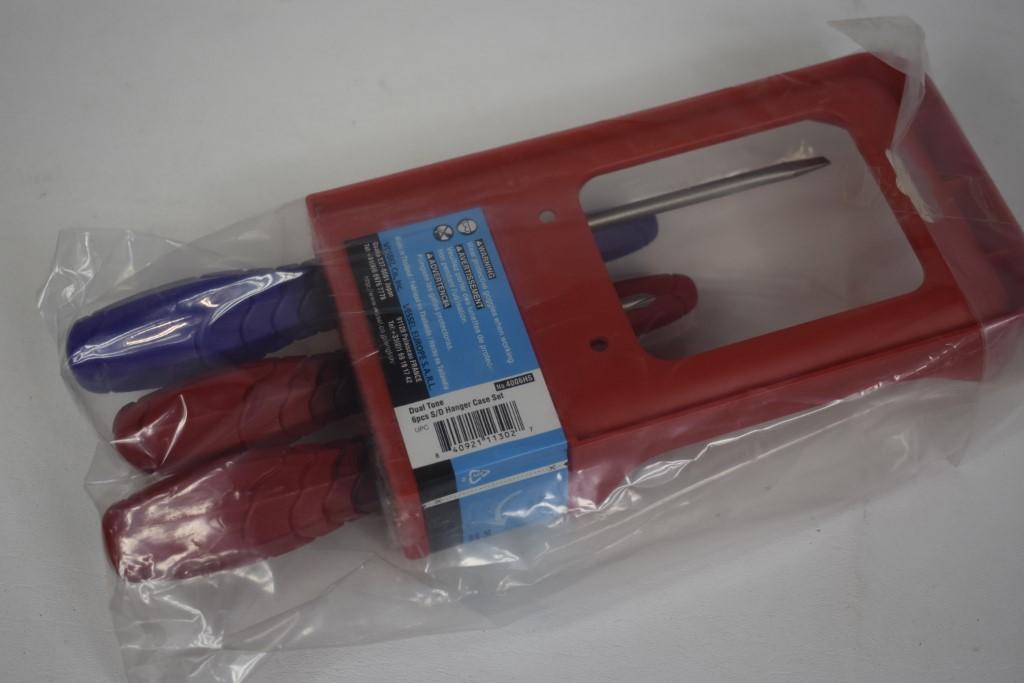 Vessel 4006HS Dual Tone 6 Piece S/D Hanger Screwdriver Set