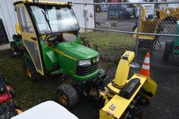 John Deere X475 Lawn Tractor with Snow Blower
