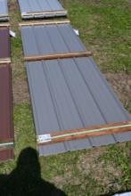 19 Pieces of 10' Charcoal Metal Roofing