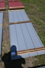 30 Pieces of 10' Gray Metal Roofing