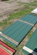 32 Pieces of 10' Evergreen Metal Roofing