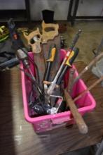 Tote of Misc Tools