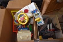 Two Boxes of Vintage Toys