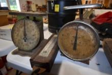 3 Antique Scales