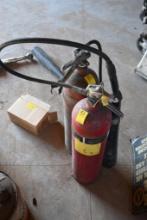 2 Vintage Fire Extinguishers