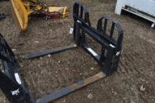 Set of Bobcat Quick Attach Pallet Forks