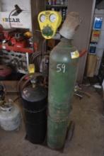 Oxygen Acetylene Tanks Torch Set