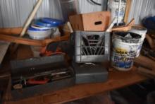 Group of Contents on Left side of Work Bench