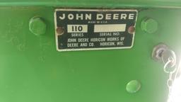 John Deere 110 yard tractor parade and show ready