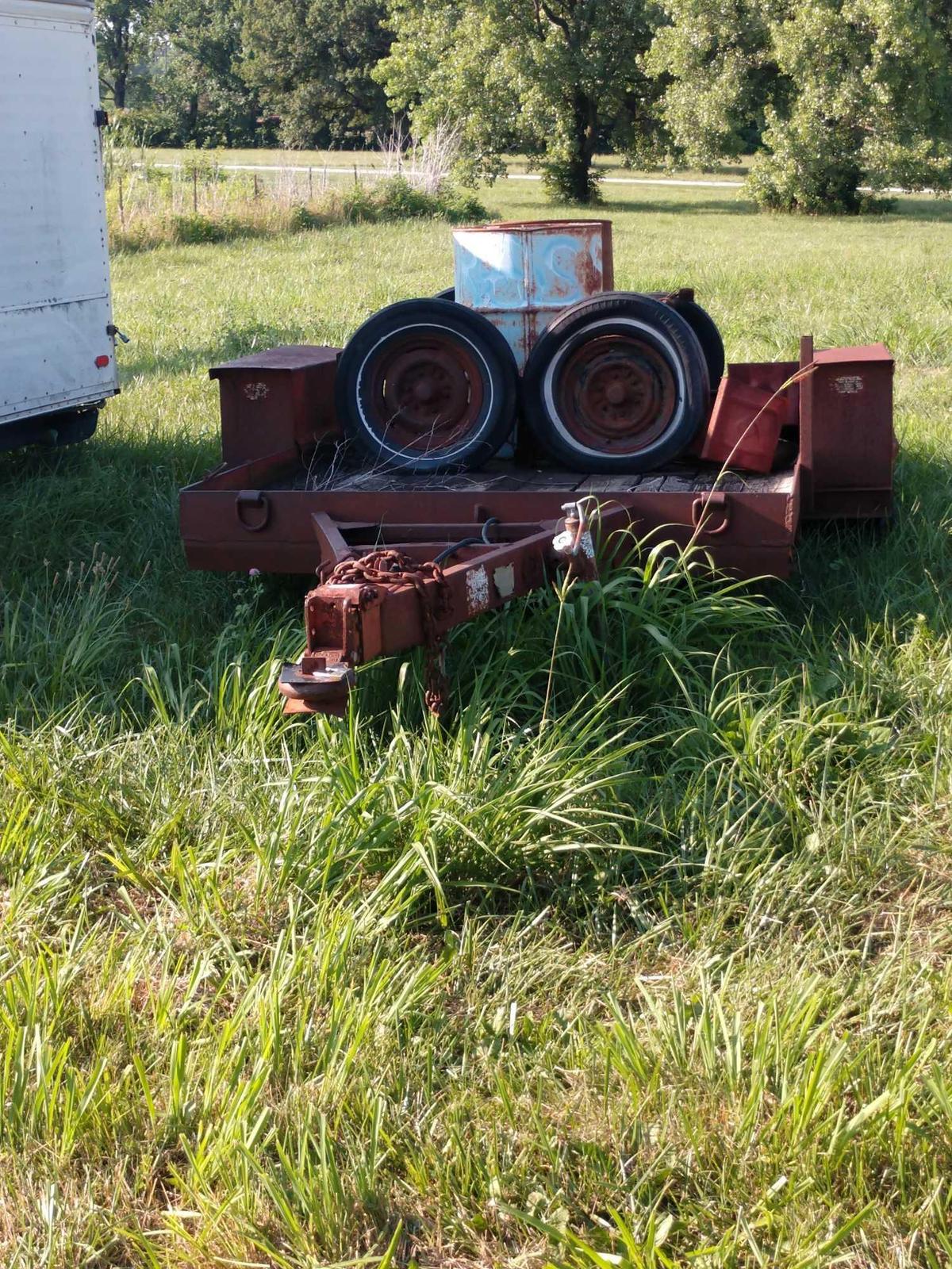 Pindle hitch bobcat trailer