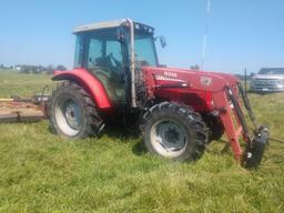 Massey Ferguson Tractor w/M546 Loader w/ bucket and Spike 4200hrs