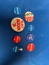 1976 elect Jackson pins