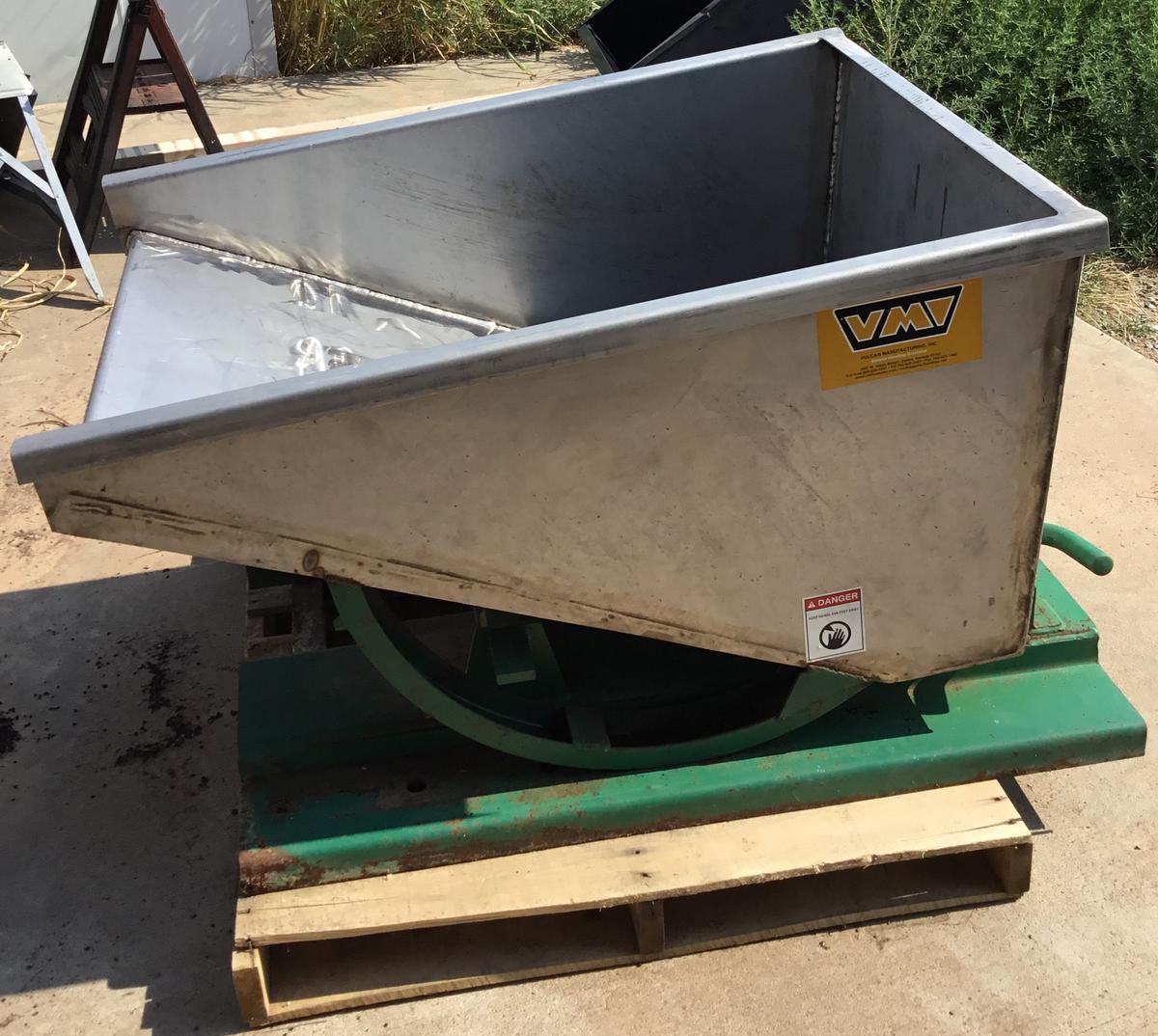 Stainless-Steel Self Dumping Cart