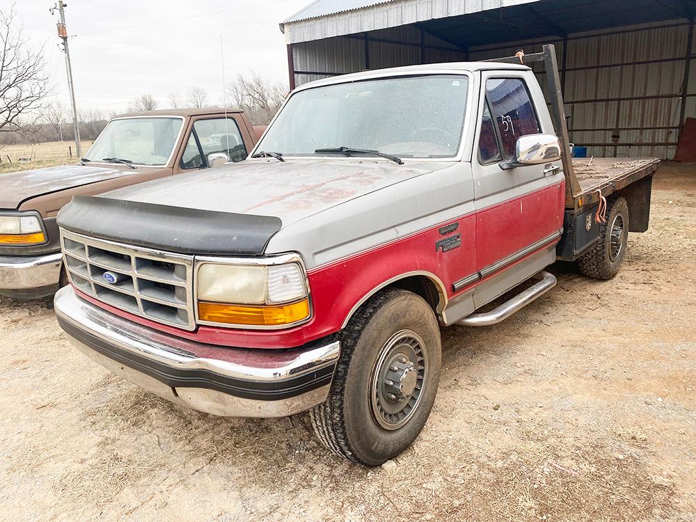 1994-Ford F-250 Pickup SN 35321- 2 Wheel Drive-Runs - will mail title.