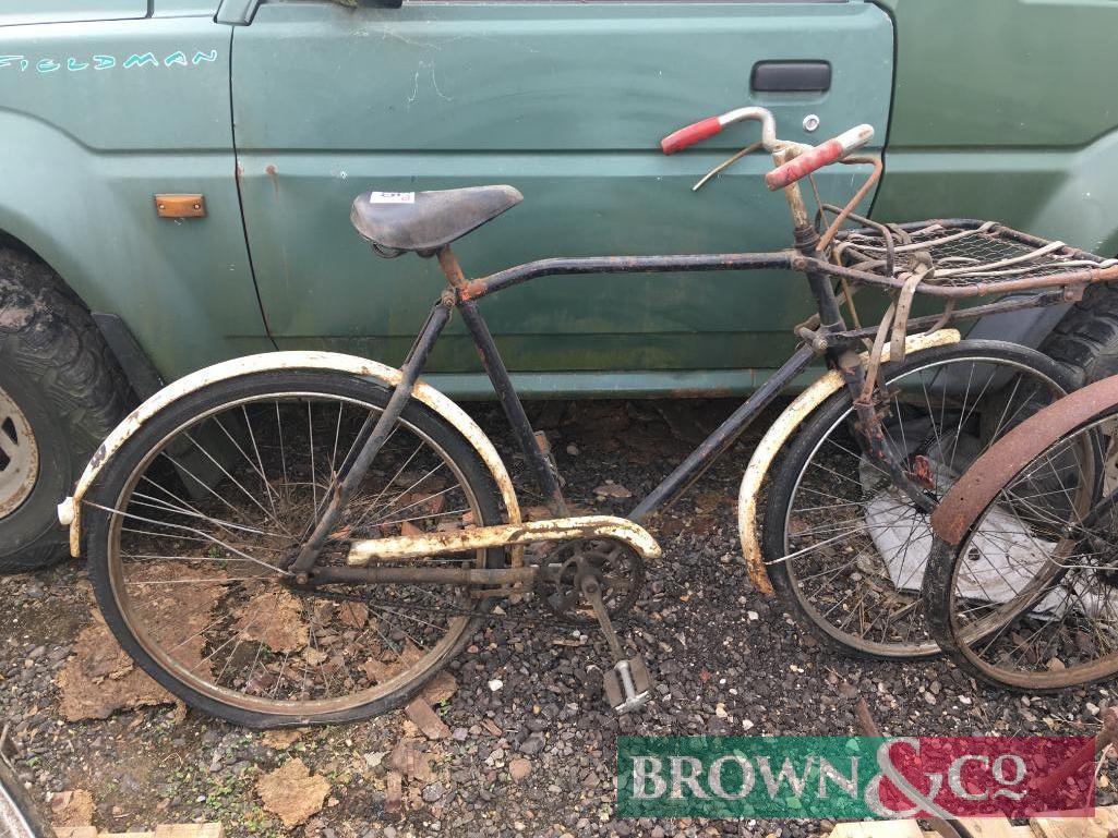 Vintage postman's bicycle