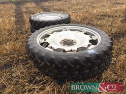 Set of 4 No. Row Crop Wheels