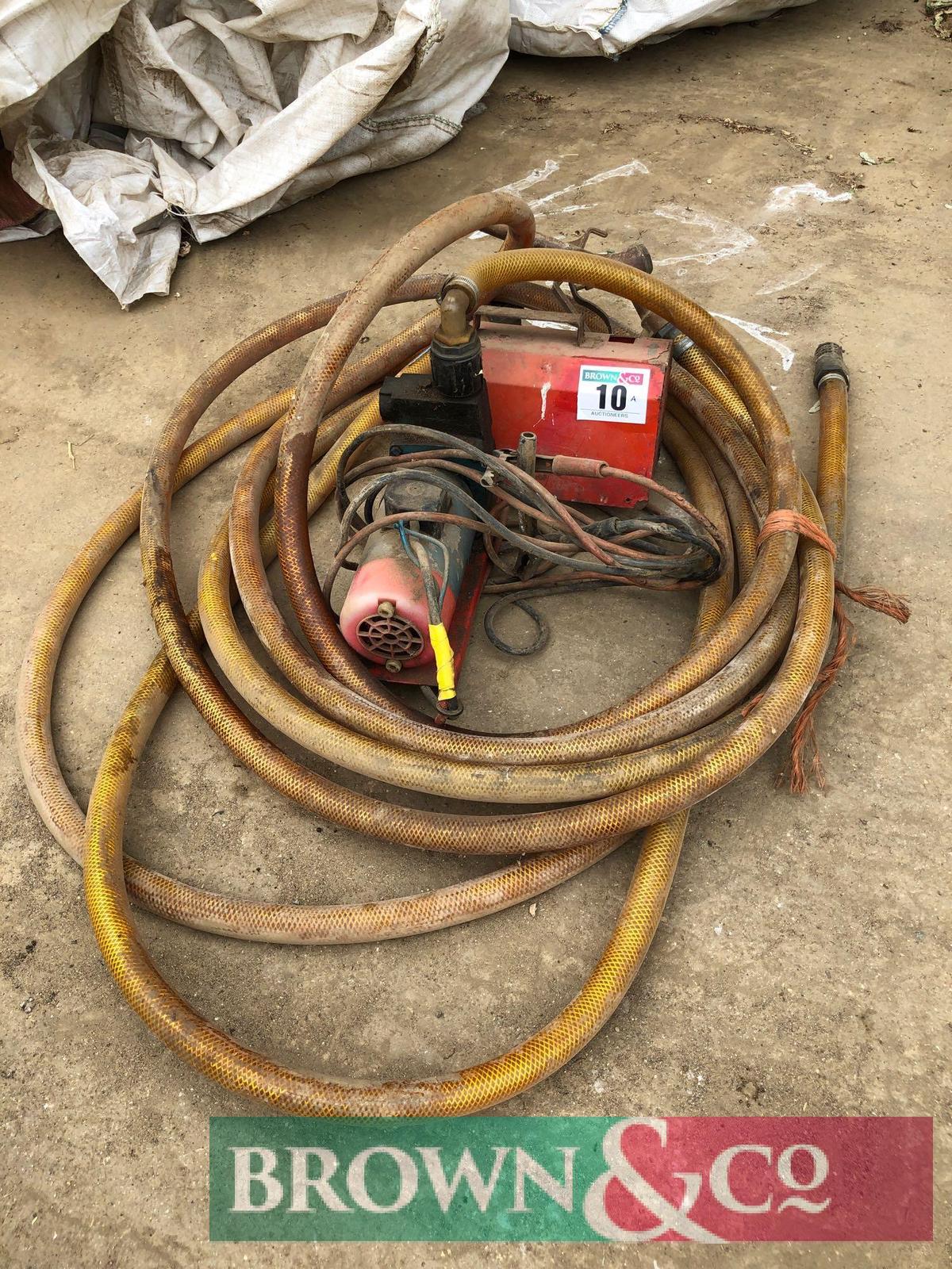 Fuel pump and hose