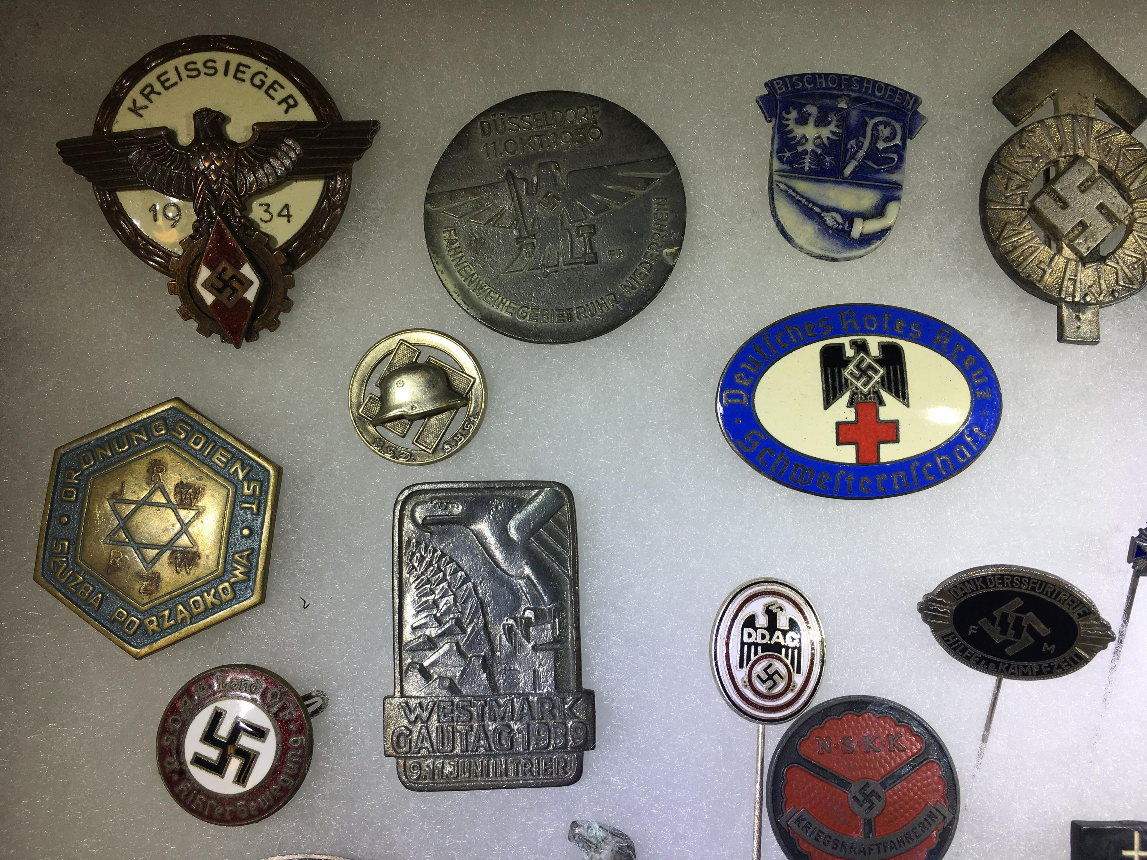 NSDAP and Hitler Youth pins