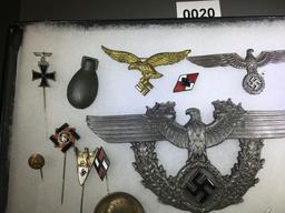 Der Stahlhelm badge and metal pin collection