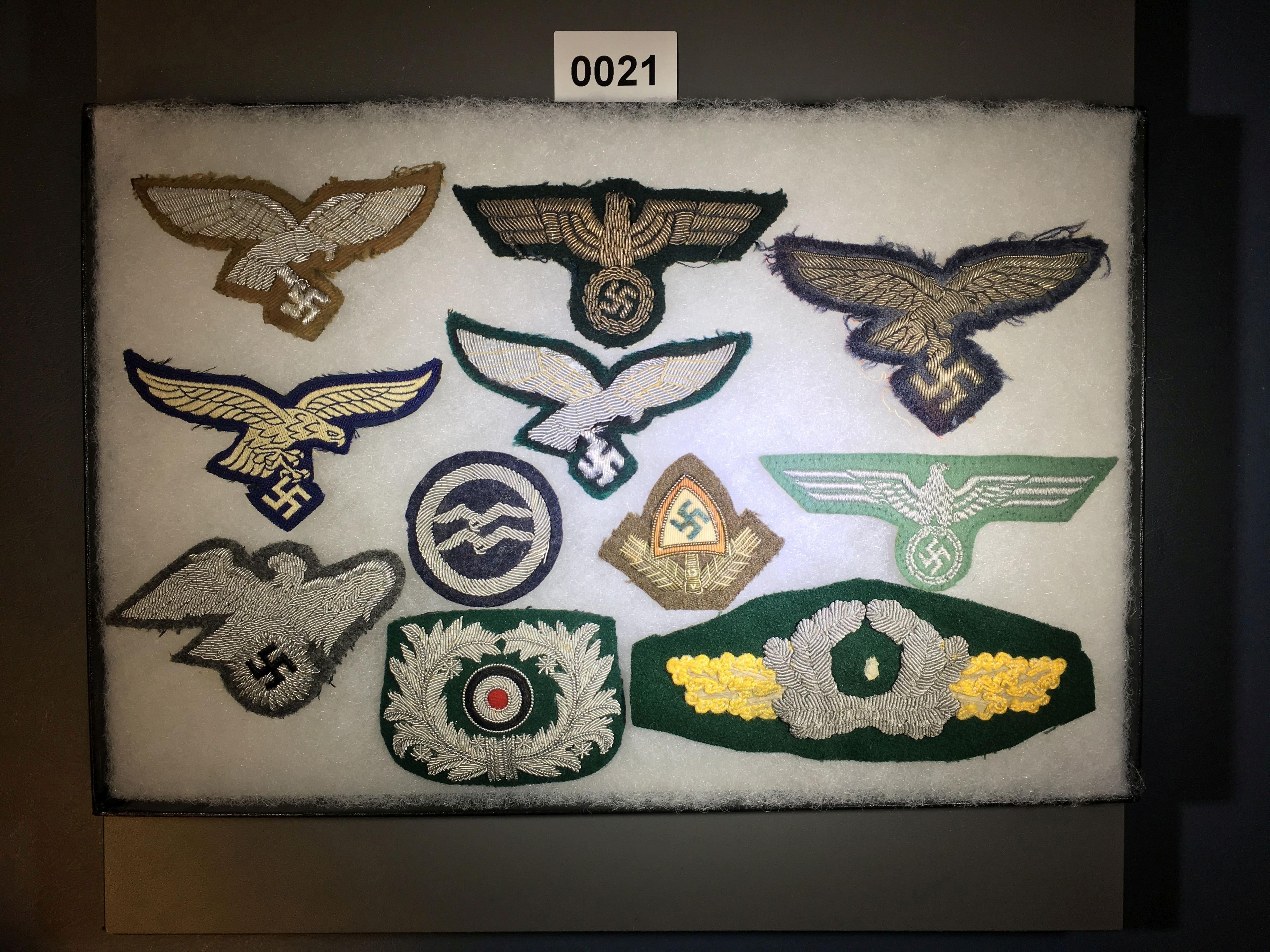 Wehrmacht and Navy officer eagle lot